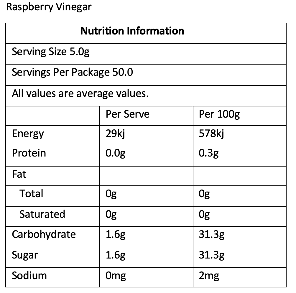Raspberry Vinegar